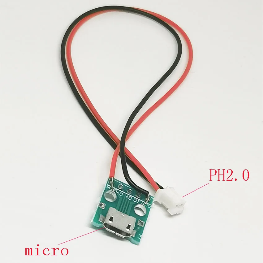 Type-c PCB with cabel Converter Adapter Micro USB to DIP female connector Breakout Board charging cable soldering board Socket