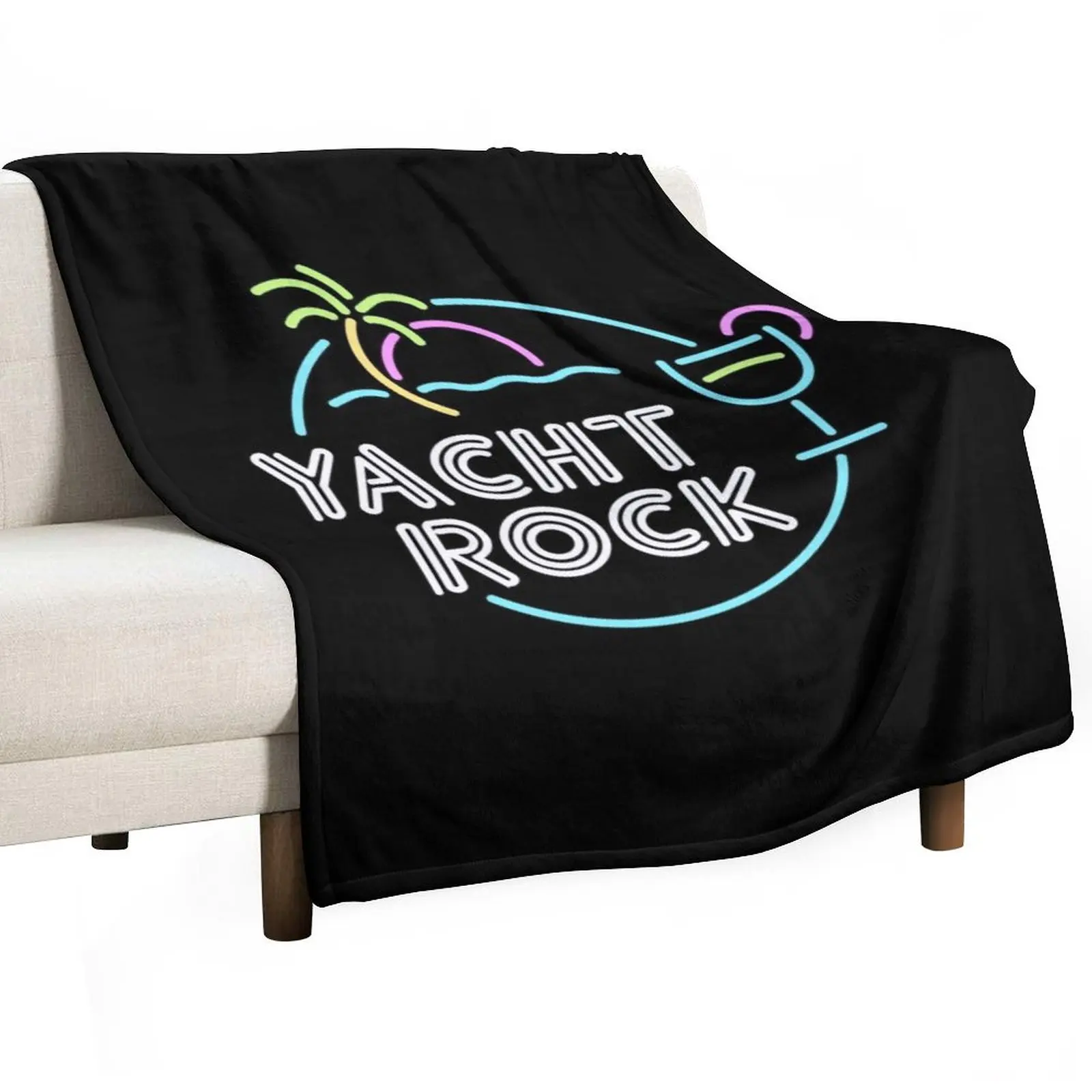 Yacht Rock Throw Blanket Thin Cute Decorative Sofas Fashion Sofas Designers Travel Blankets