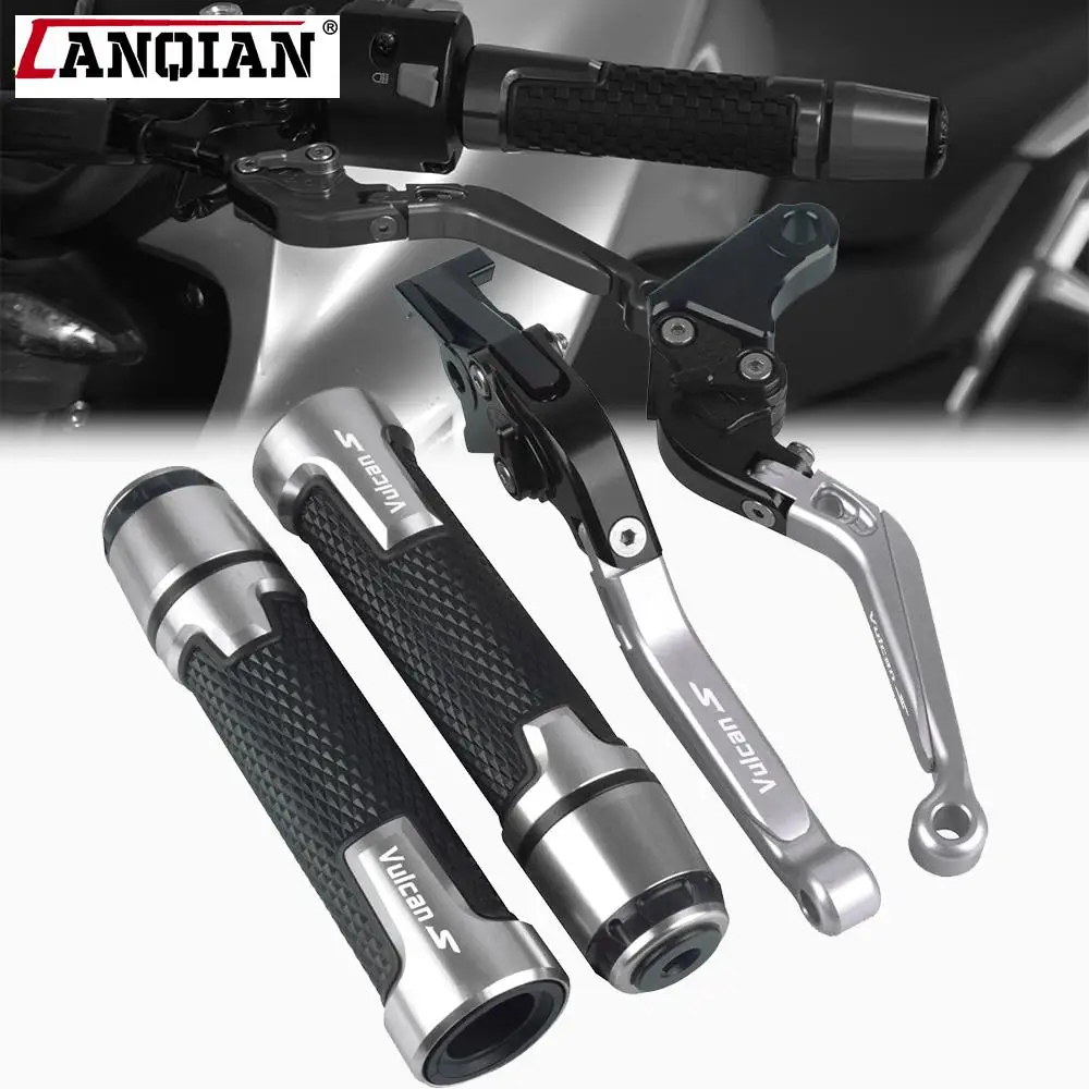 

Motorcycle Accessories CNC Aluminum Brake Clutch Levers Handlebar Hand Grips ends For Kawasaki VULCAN/S 650cc 2015-2016 VULCAN S