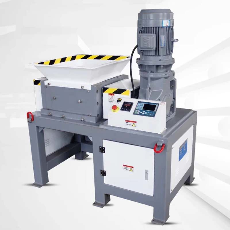 330 Type Hydraulic Single Axis Shredder Industrial Crusher, Film Woven Bag Garbage Machine Head Material Crusher
