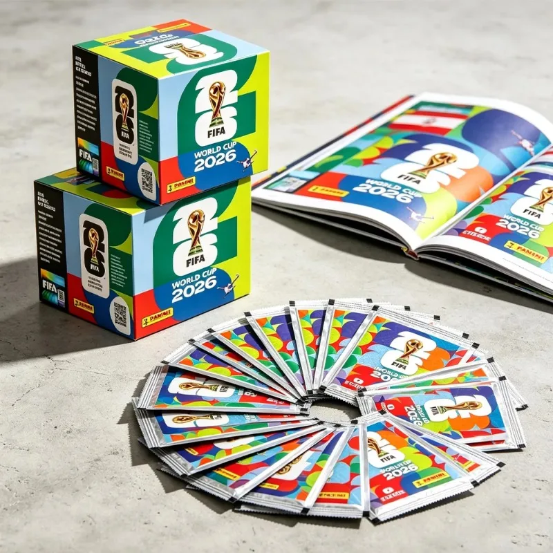 ！In Stock 2026 Fifa World Cup Sticker Pack Panini Soccer Ca…