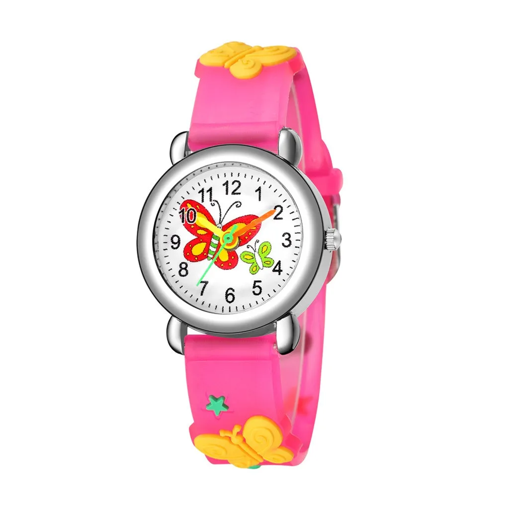 New Cute Cartoon Pattern Fashion Watch Children Kids Boys Quartz Analog Wristwatch Gift Watches Simple Clock Reloj NiñO 2024