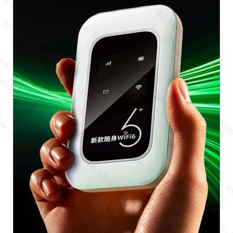 Portable 5G WiFi 6 Travel Router eSIM & SIM Card Slot Global Use Fast Internet for Outdoor Trip