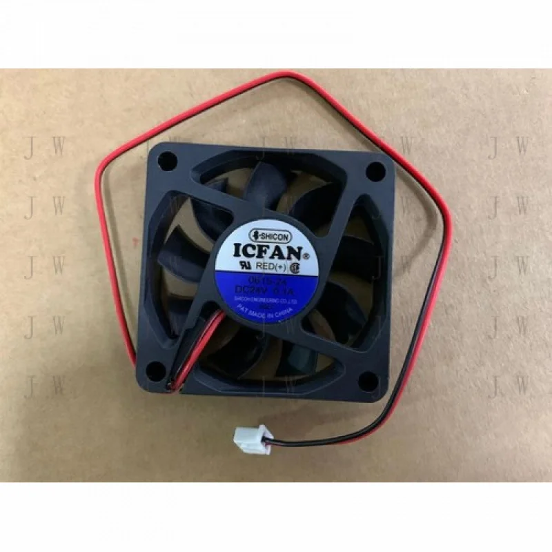 

DDJ 1 PCS for ICFAN FAN 0615-24 DC 24V 0.1A 6015 6CM 2 PIN