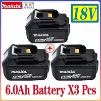 BL1850 for makita 18v 6ah original battery bl1830 bl1860 bl1850B tool batteries compatible For Makita 18 Volt wireless grinder