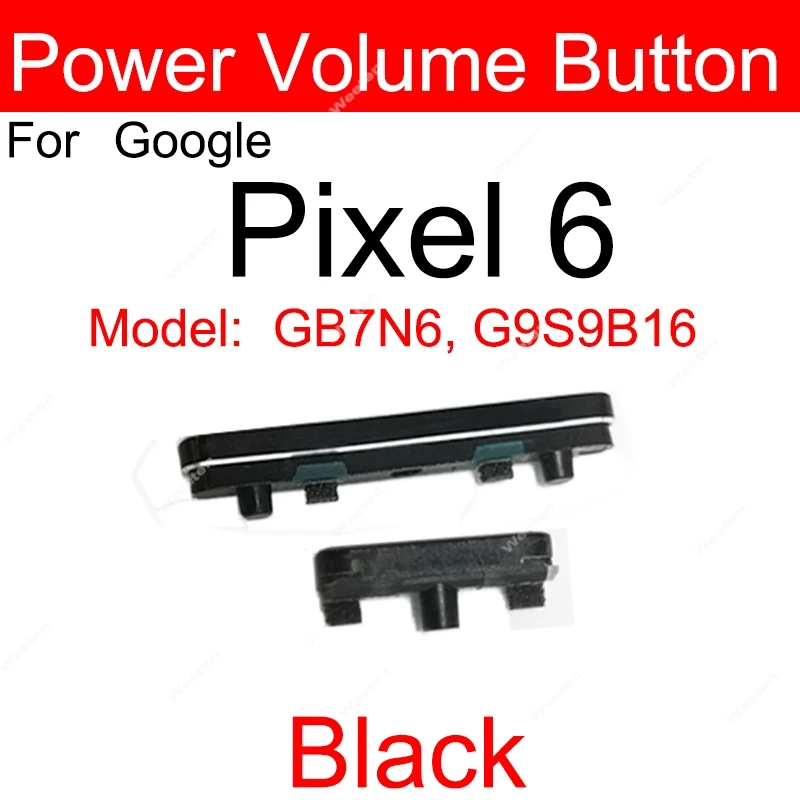 For Google Pixel 6 7 8 Pro On OFF Power Volume Button Side Power Volume Up Down Key Replacement