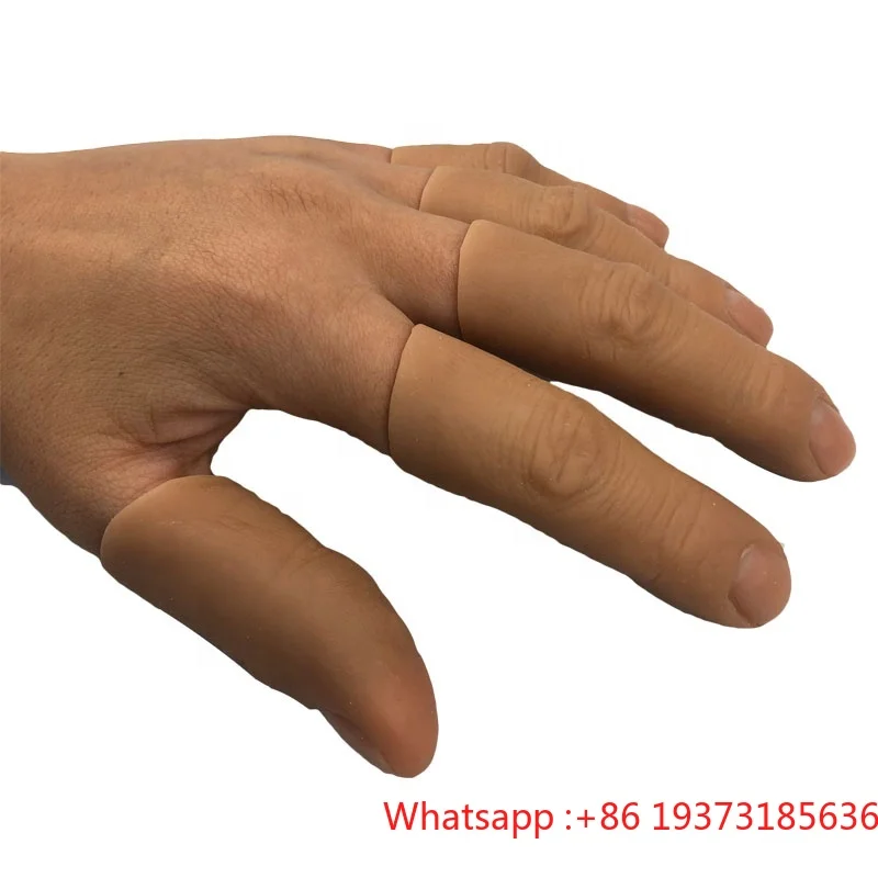 WDF Artificial Limb Cosmetic Prosthetic Silicone Finger Prostheses