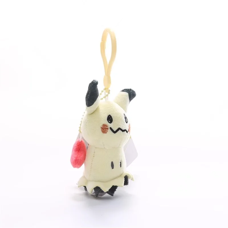 Véritable Pokemon Mimikyu Love Series Kawaii peluche jouet porte-clés sac à dos pendentif porte-clés poupée cadeaux d'anniversaire pour enfant garçons