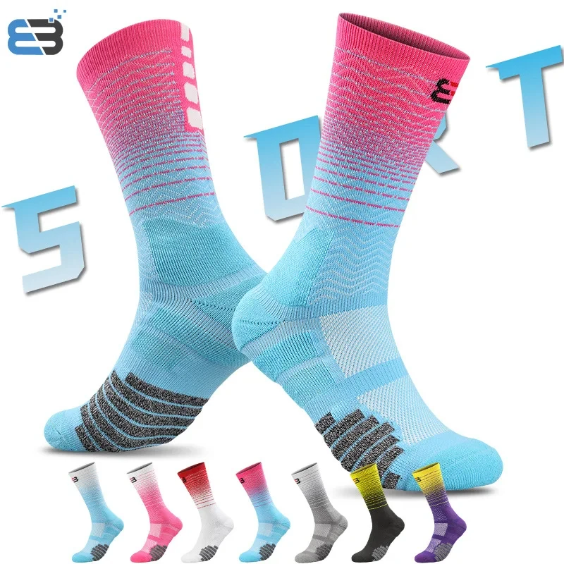 2024 Professional Men Women High Quality Outdoor Sports Socks Breathable Running Cycling Basketball Road Bike Socks