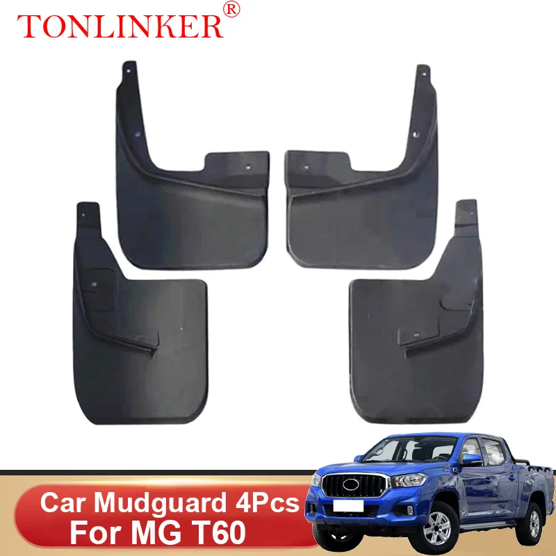 

TONLINKER Car Mudguard For MG T60 Pickup 2020 2021-Present Mudguards Splash Guards Mud Flaps Fender Mudflaps Accessories