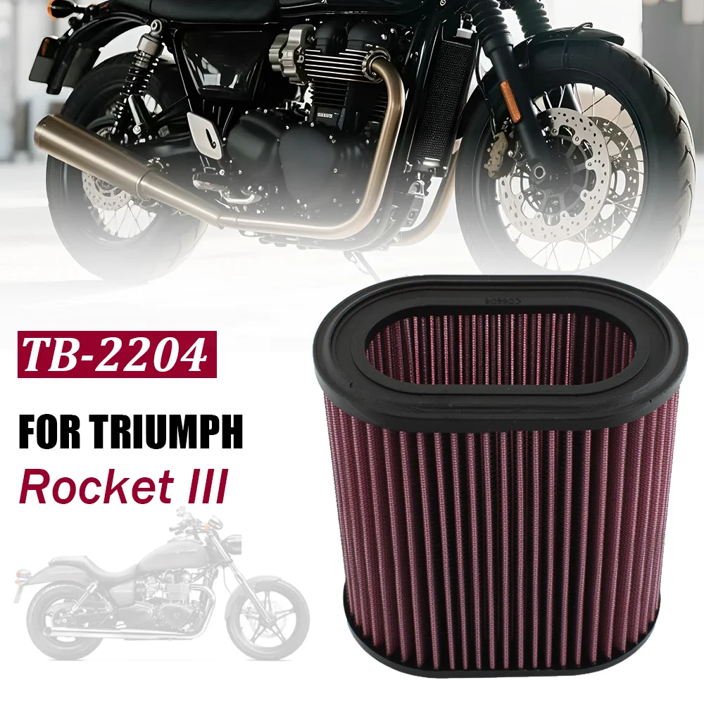 

Motorcycle Replacement Air Filter For Triumph Rocket III Rocket3 Roadster Touring TB-2204