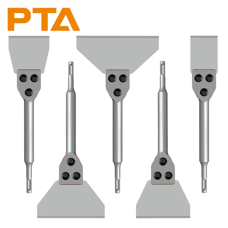 

PTA SDS Plus Floor Scraper Tool Tile Mortar Removal and Laminate Floor and Laminate Glue Removal Tools