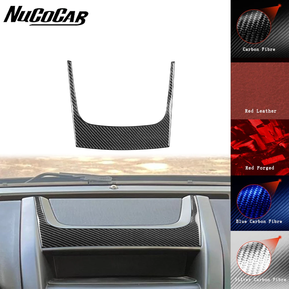 For Pontiac G8 2008-2009 Carbon Fiber Display upper Panel Trim Cover Car Interior Accessories Decorative Stickers