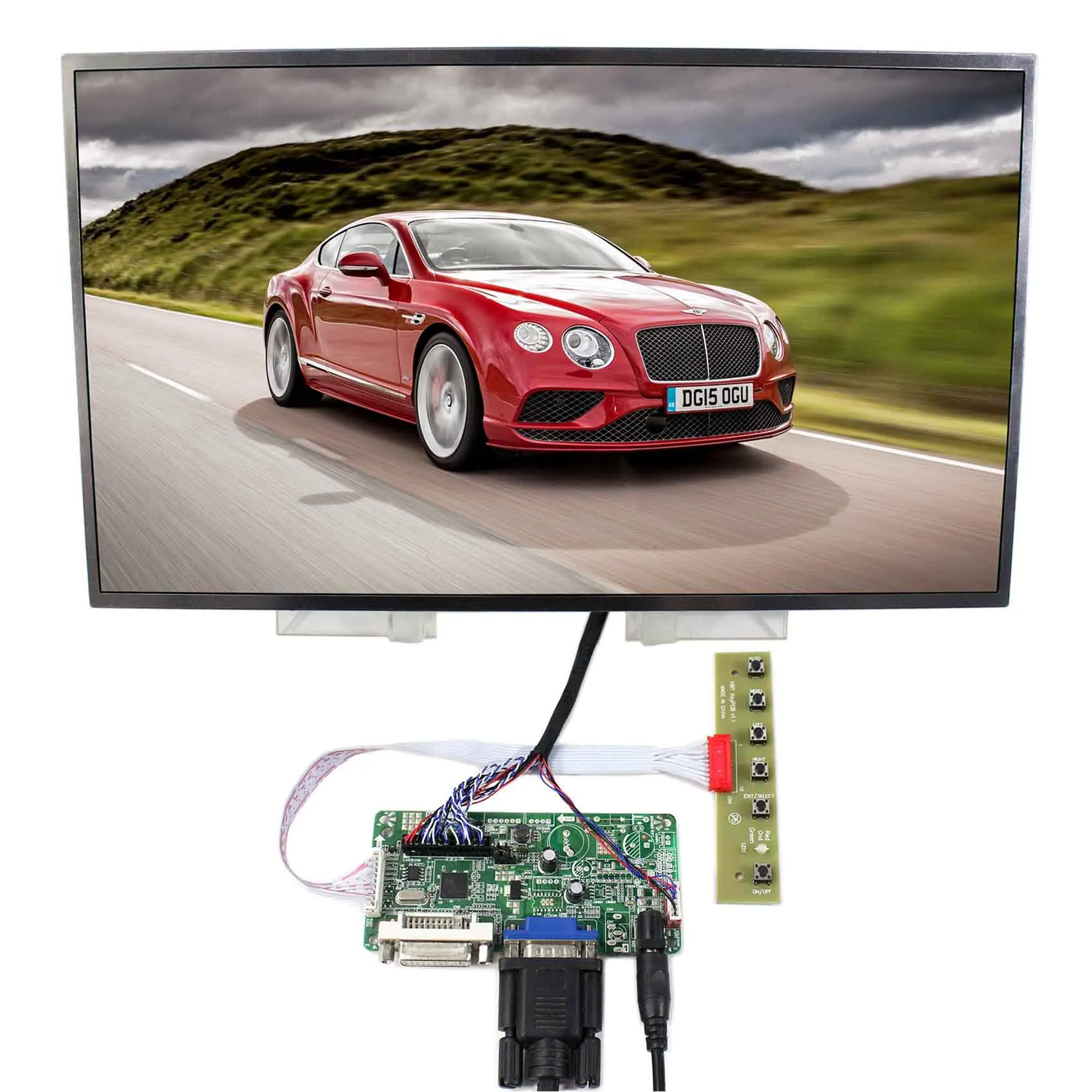 

DVI+VGA lcd controller board+15.6inch B156HW01 LP156WF1 N156HGE 1920*1080 lcd