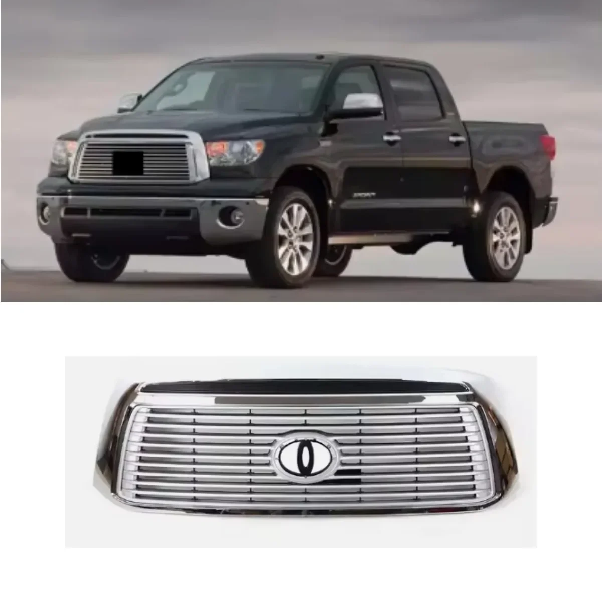 

Для TOYOTA Tundra 2010-2013 внешняя часть передние гоночные верхние решетки гоночные решетки передний бампер автомобиля гоночная решетка обвес комплект