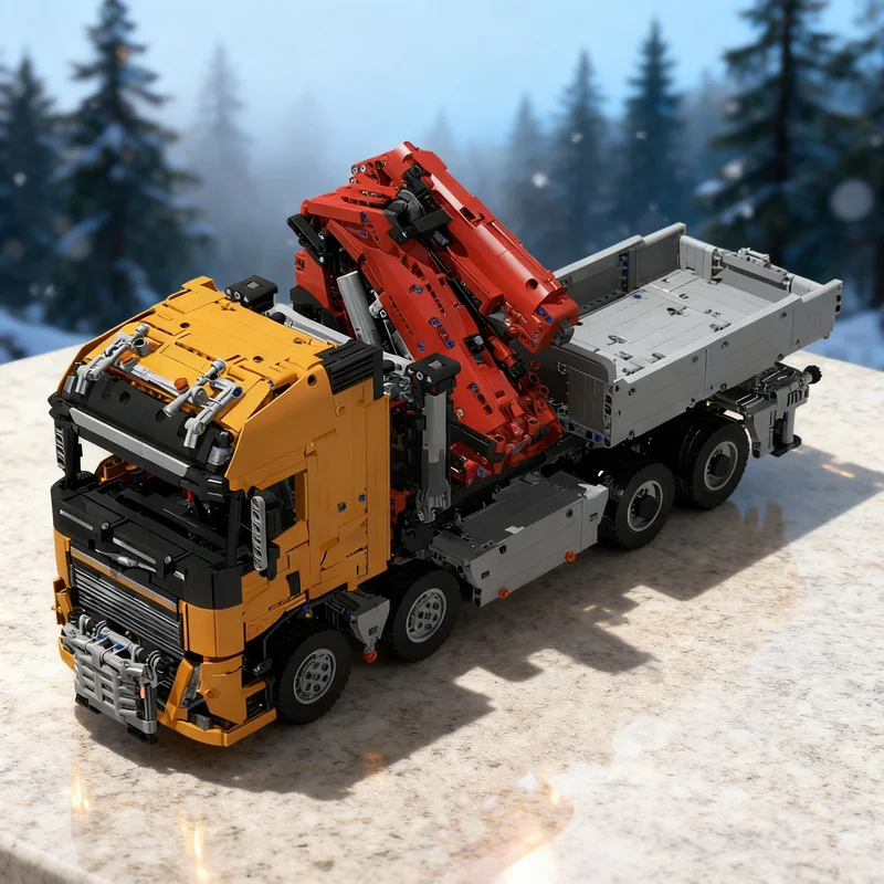 

4351pcs MOC Volvoeed FH16 750 8x6 Technical Expert Builder Model Building Blocks Construction Toys Christmas Gifts Brick Kids