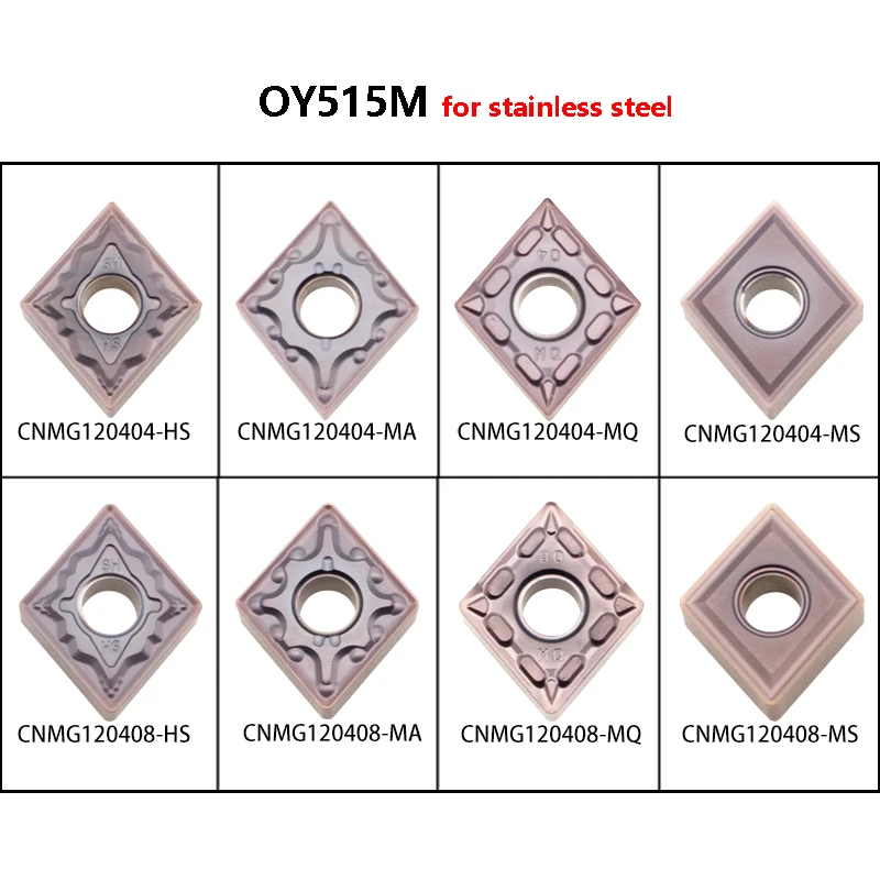 BEYOND CNMG120404 CNMG120408 CNMG120412-MQ-MS-HS-MA-HA-TM-CQ OY515M OY818P OY828P OY313K Carbide Inserts Tunring Tool Holder CNC