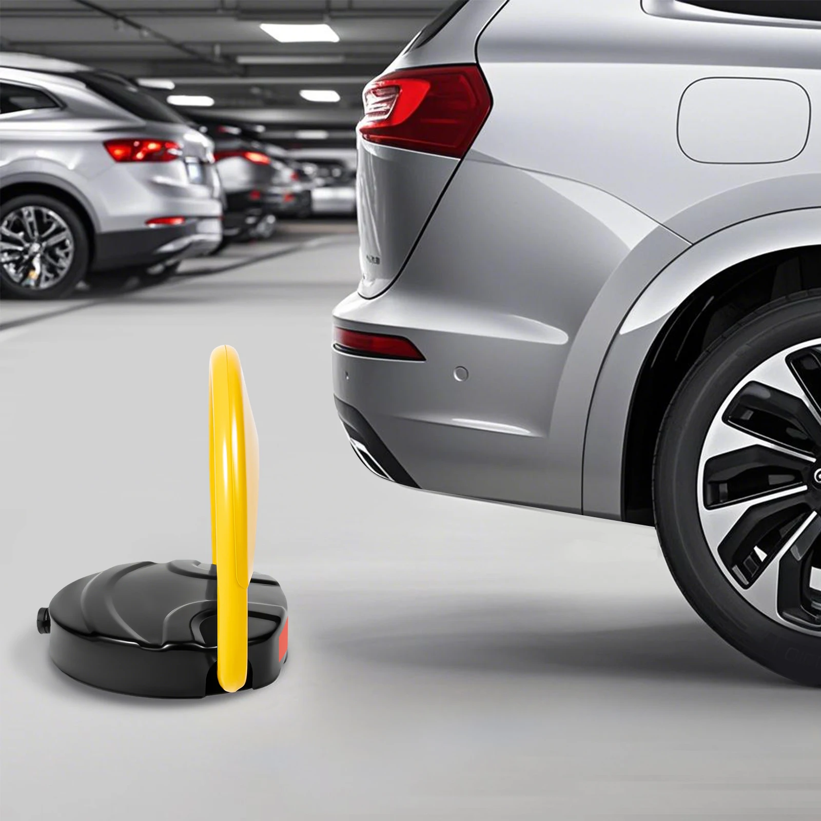 

20M Remote Control Parking Lock, Waterproof Security Barrier For Driveway Garage， Anti-Collision Ground Lock For Private Space