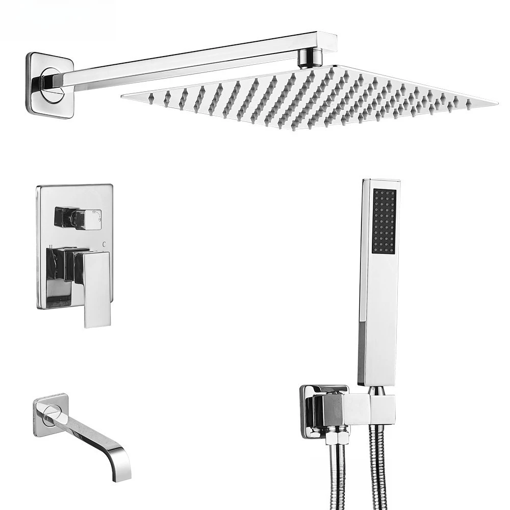 

Shower, Nozzle, Household, Threaded, Concealed, Shower, Set, Multifunctional