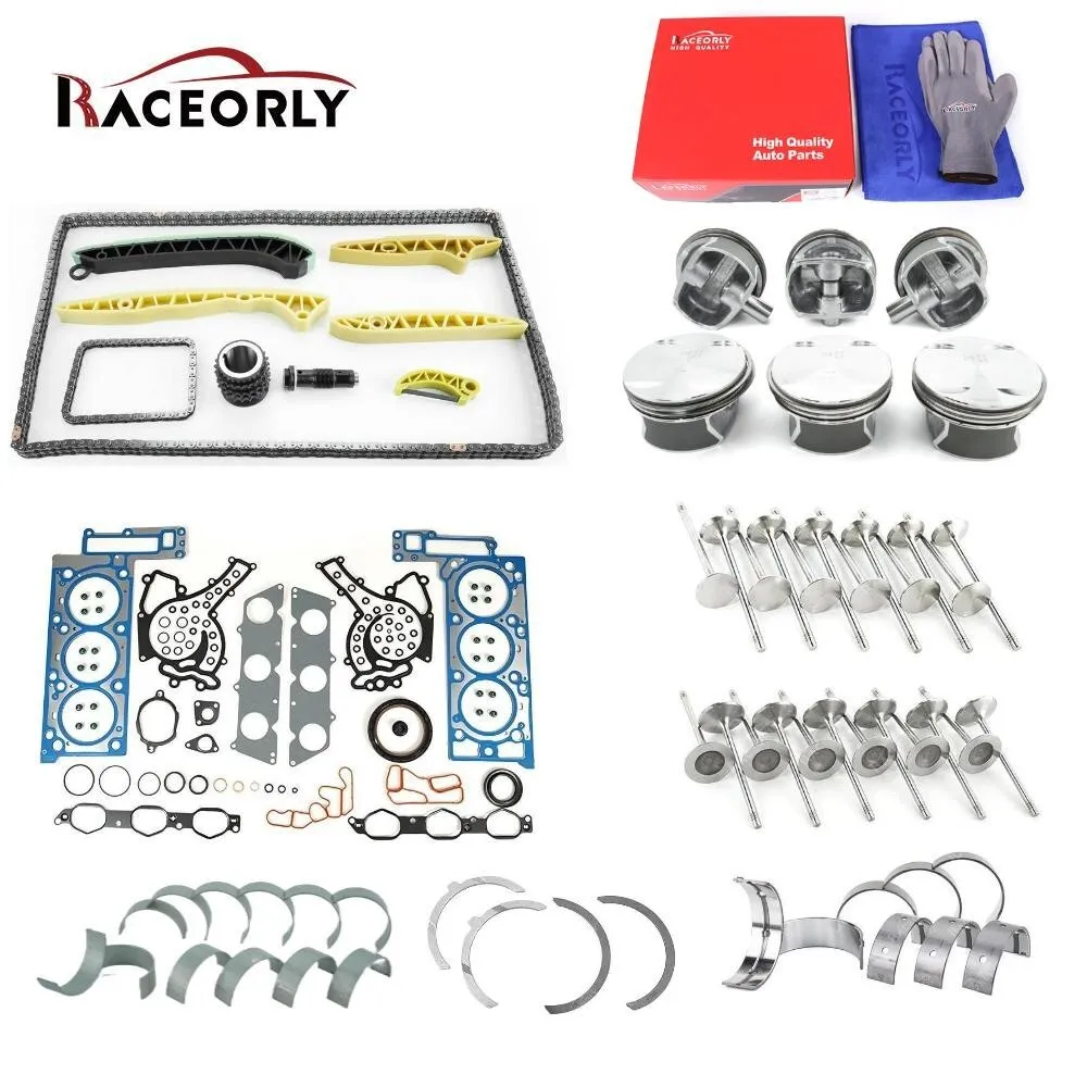 

RACEORLY Engine Rebuild Overhaul Kit For Mercedes-Benz W211 X164 W164 M272 3.5L