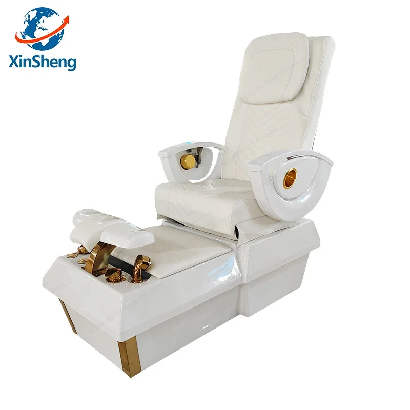 XinSheng Pedicure Chair Salon Chairs SPA Furniture Back Massage Chair Pedicure Stool Nail Sofa Couch Foot Bath Foot Soaking