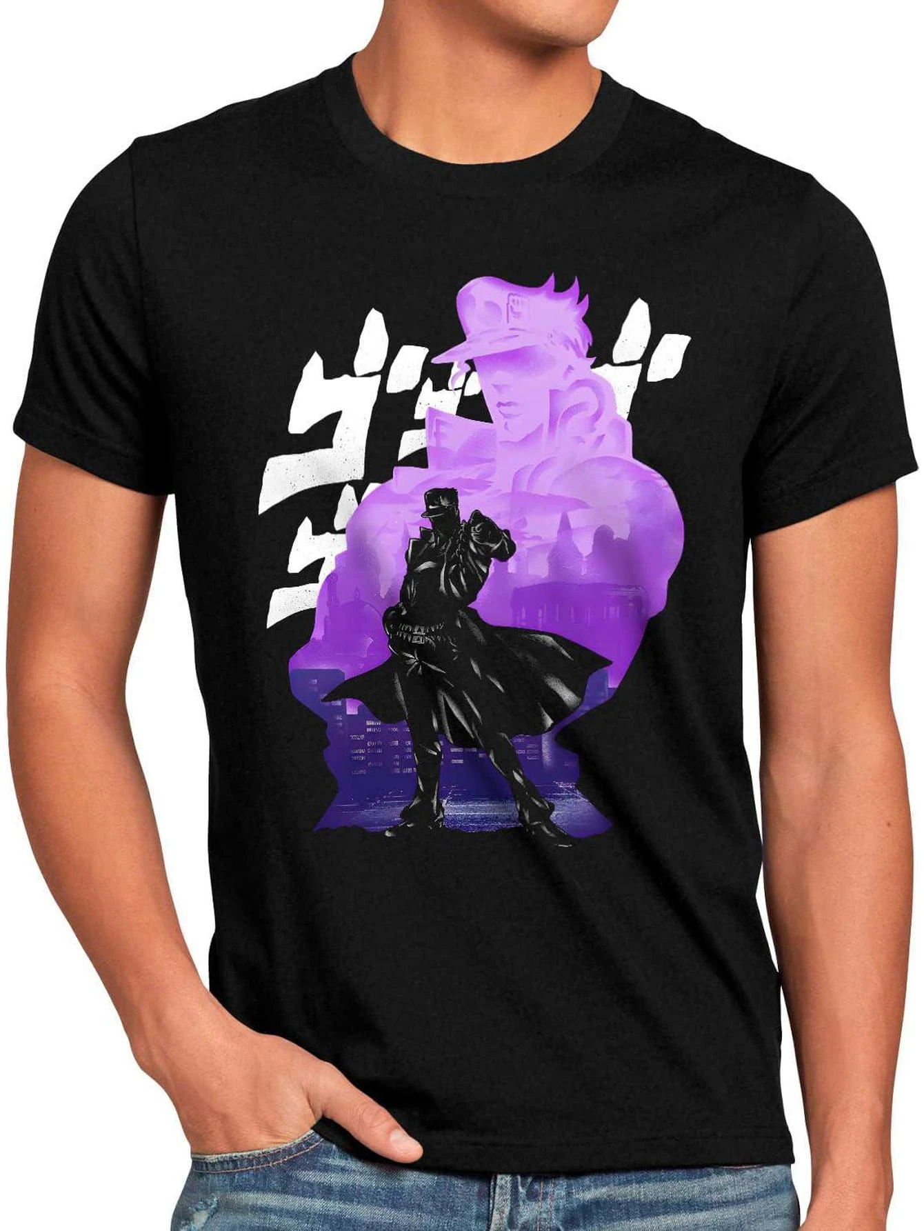 CottonCloud Fierce Power Bizarre Anime Japan Manga Jojos  Vintage T Shirt