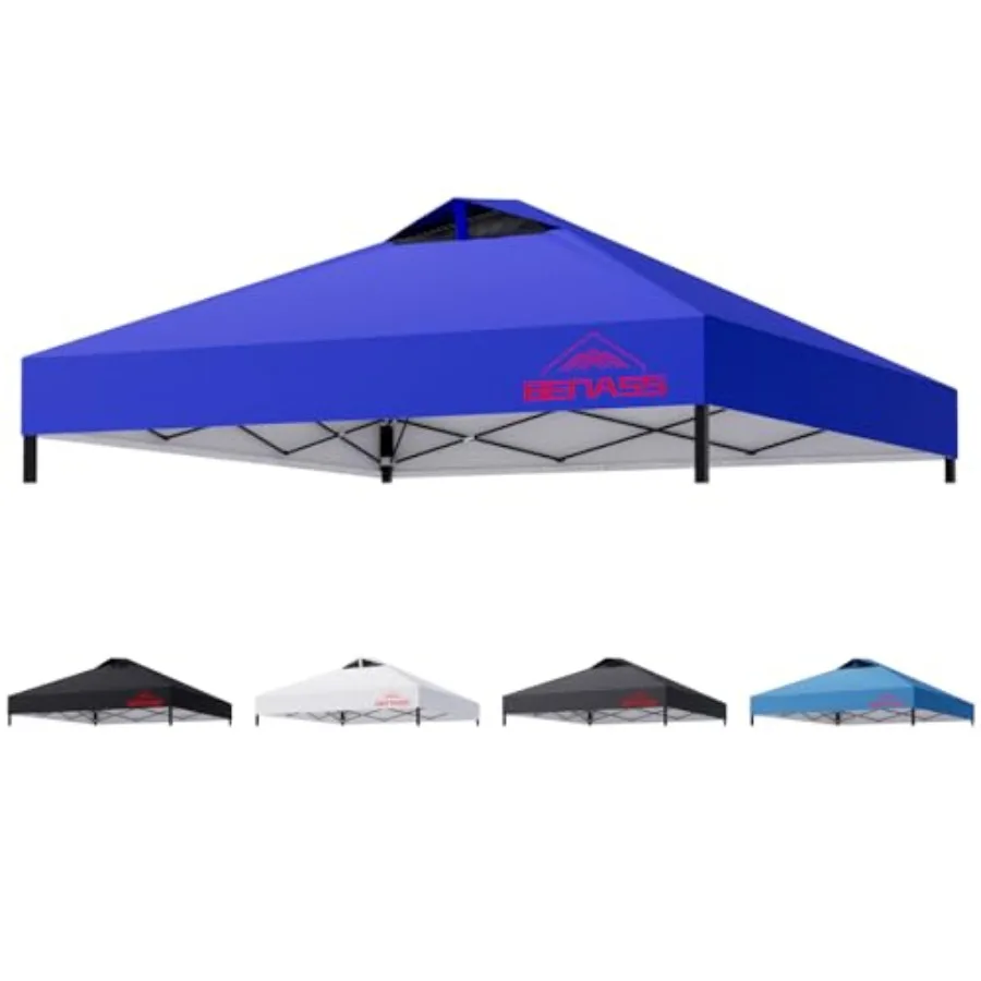 

Pop Up Canopy Replacement Top with Air Vent and 1" Reserved Velcro Strip 10x10