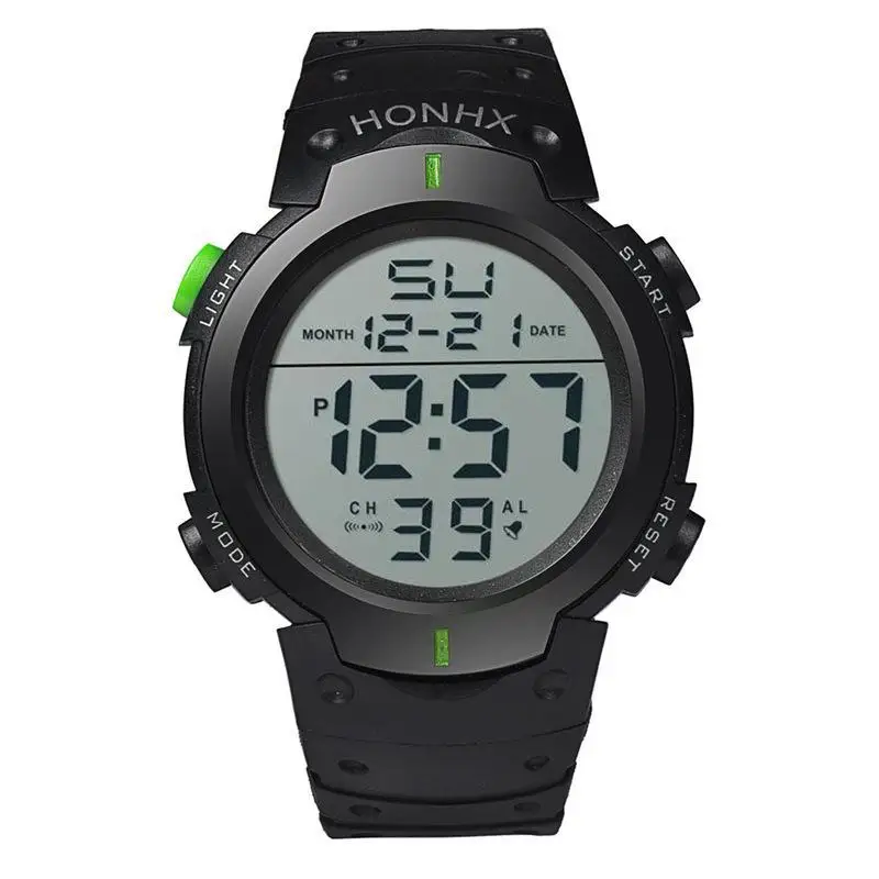 Men\'s Sport Casual LED Watches Men Digital Clock Multi-Functional Rubber Man Fitness Army Military Electronic Watch Reloj Hombre