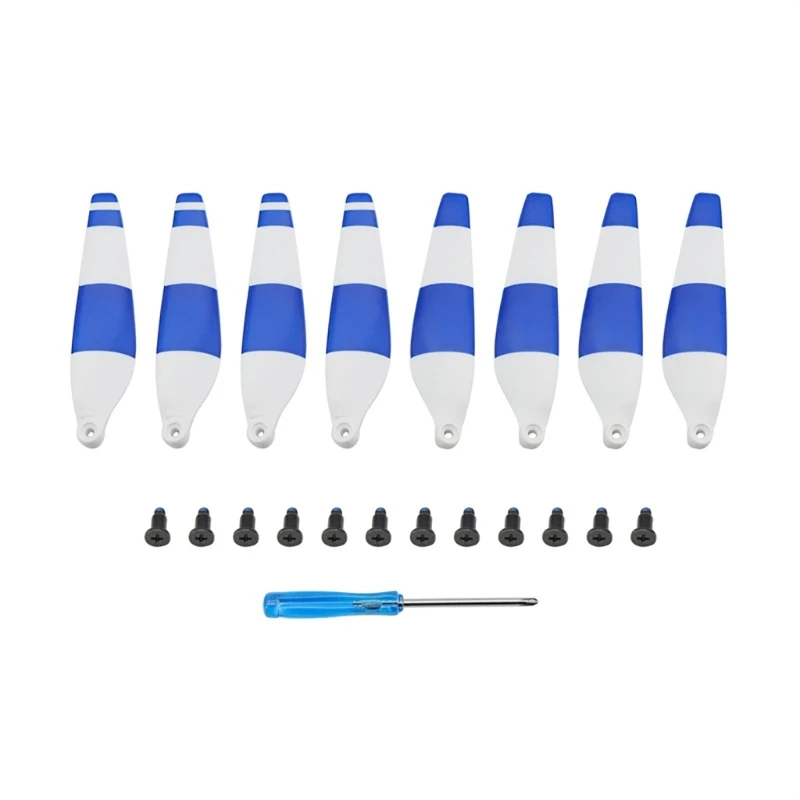 2 pary rekwizytów śmigła o niskim poziomie hałasu dla dronów Mini 4 szybkozłączka składane śmigła wentylator skrzydłowy do