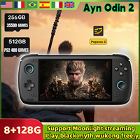 Ayn Odin 2 Portable Handheld Game Console Version 6 Inch HD Touch Screen 8G+128G Android13 Wifi Bluetooth 512G PSP PS2 GAMES