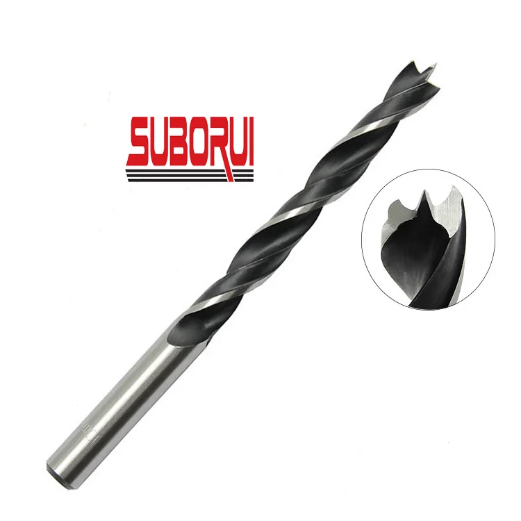 Broca Brad Point de 8 mm para perfuração de precisão de madeira