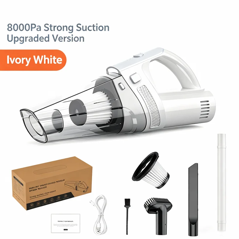 Mini  Handheld Vacuum Cleaner Wireless Vacuum Cleaner Cordless car Household Appliances 8000Pa/1300Pa Big Suction Vacuum Cleaner