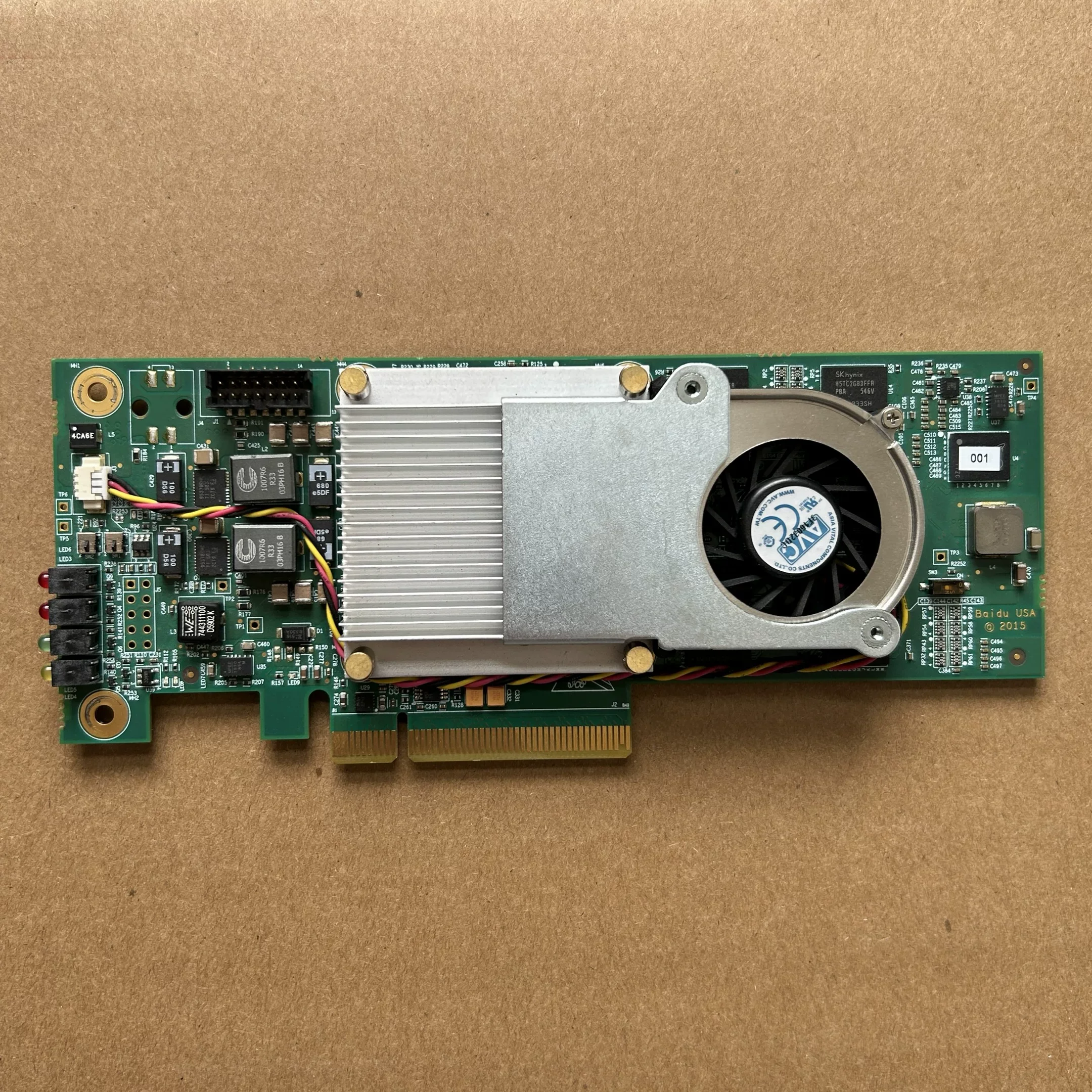 XC7K480T FPGA-ontwikkelbord, PCIe-acceleratiekaart, origineel uit de verpakking gehaald4