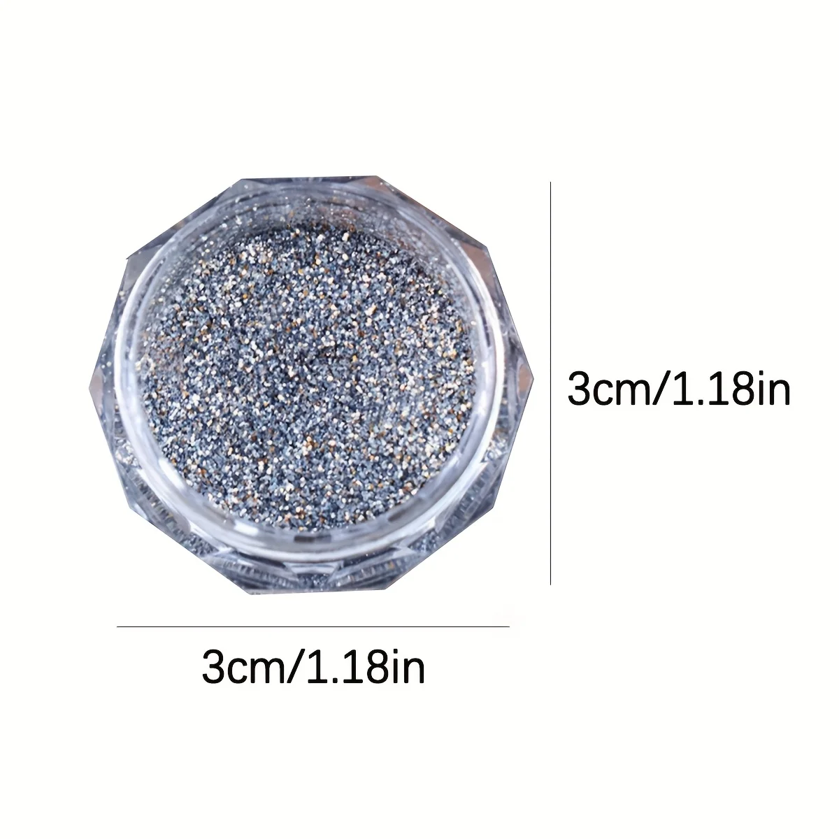 1/8 قطعة مانيكير مسحوق كريستال حجر الراين بريق لمسحوق اليابانية مسحوق تألق مطابقة جيل طلاء الأظافر مانيكير الملحقات #4