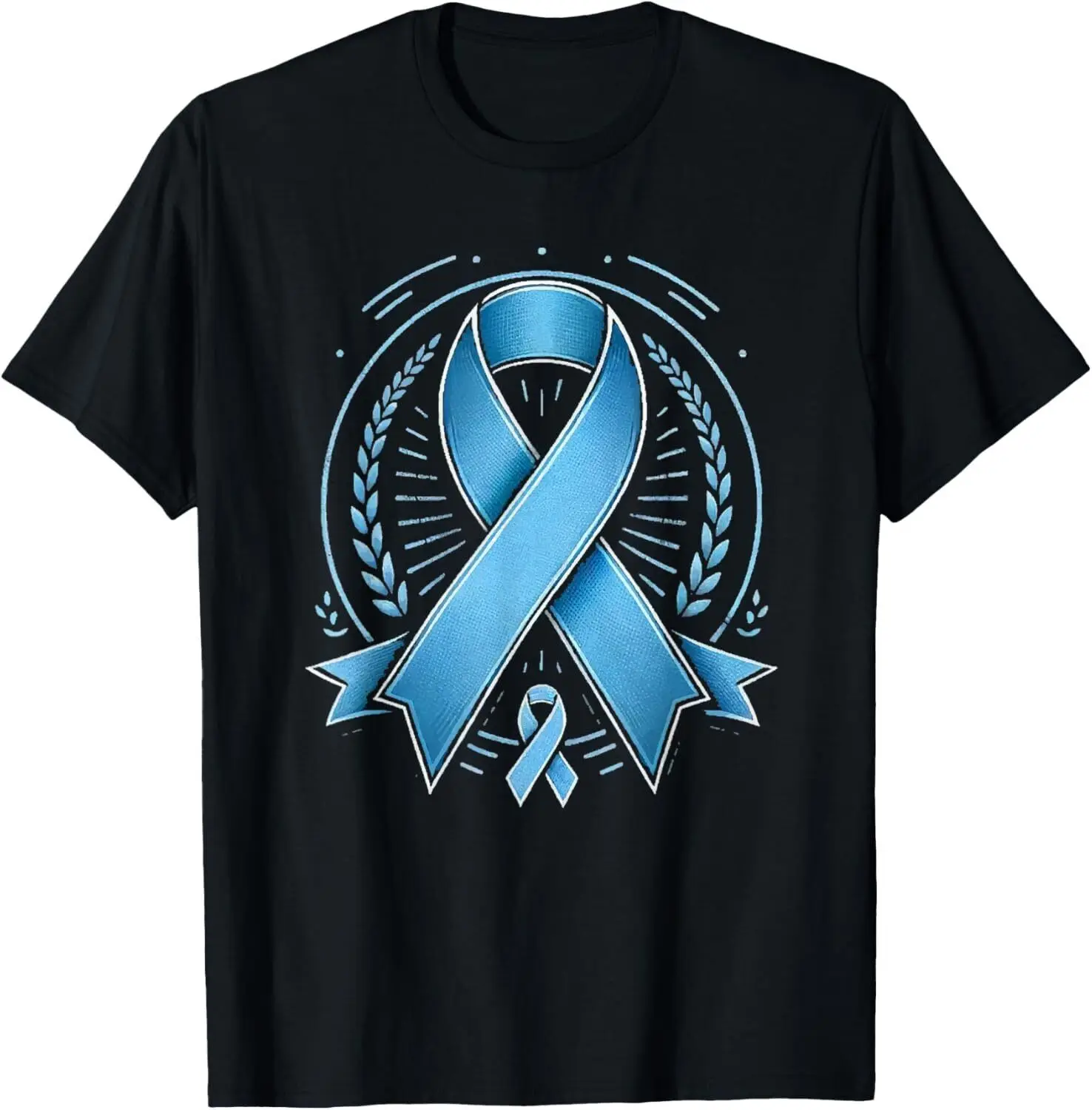 Blue Ribbon Prostate Cancer Awareness Survivor T-Shirt Hoodie