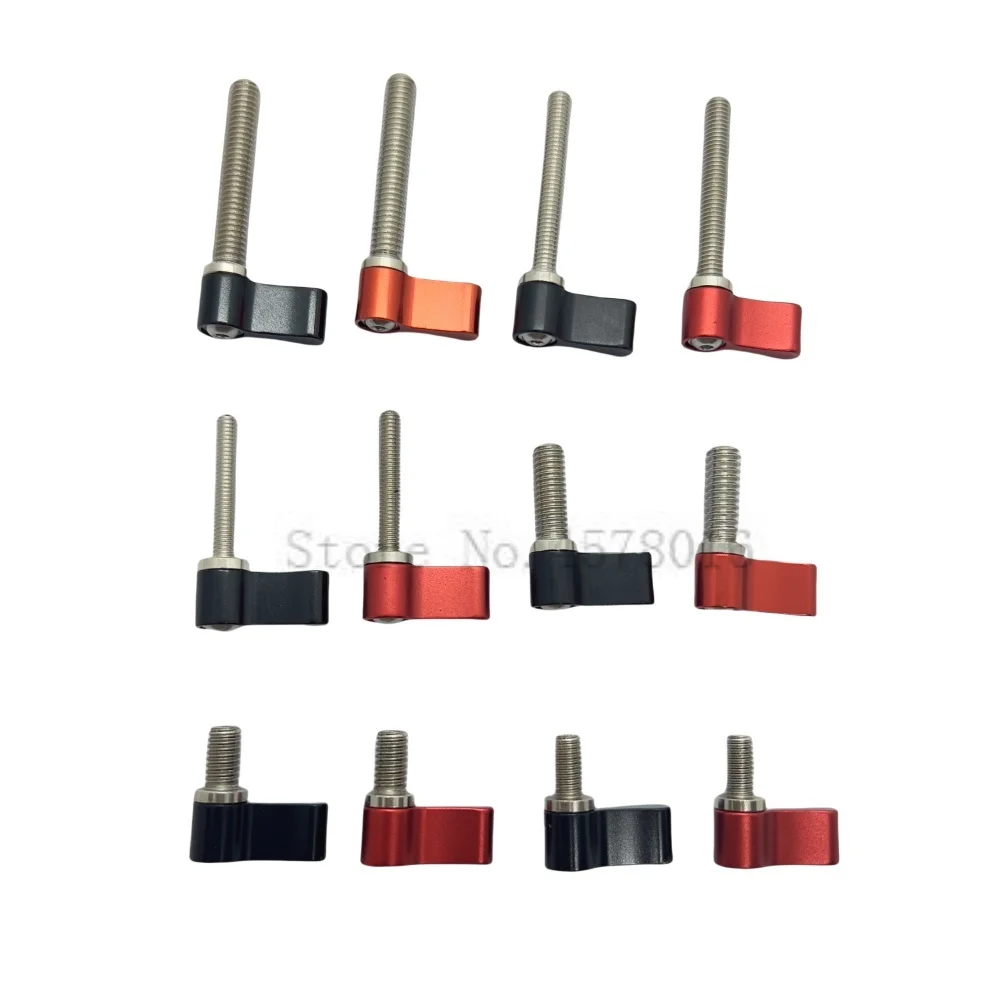 10 Uds M8 M4 M5 M6 mango de tornillo Wrenth 10mm 35mm de longitud adaptador de tornillo con cabeza ajustable para DJI Ronin M estabilizador de cardán mano