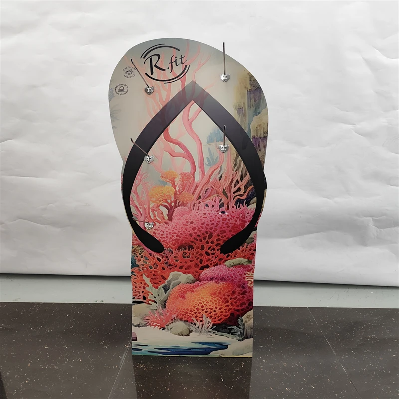 Custom.Promotion Fsdu الطابق الدائمة جدار كرتون البيسبول دلو قبعة رف عرض قبعة عرض موقف