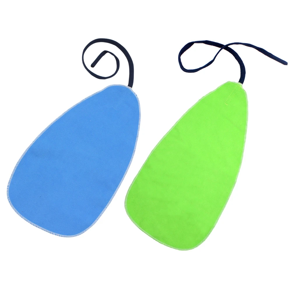 

2 Pcs Cleaning Cloth Set Faux Suede Clarinet Saxophone Flute Piccolo Tool Water Oil Absorption Portable Instrument
