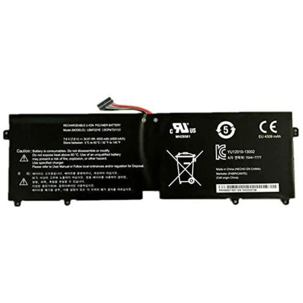 New Genuine LBM722YE Laptop Battery For LG Gram 15Z950 13ZD940-GX58K 14Z950 15Z960 Series Notebook 7.6V 34.61WH 4500MAH LBP7221E