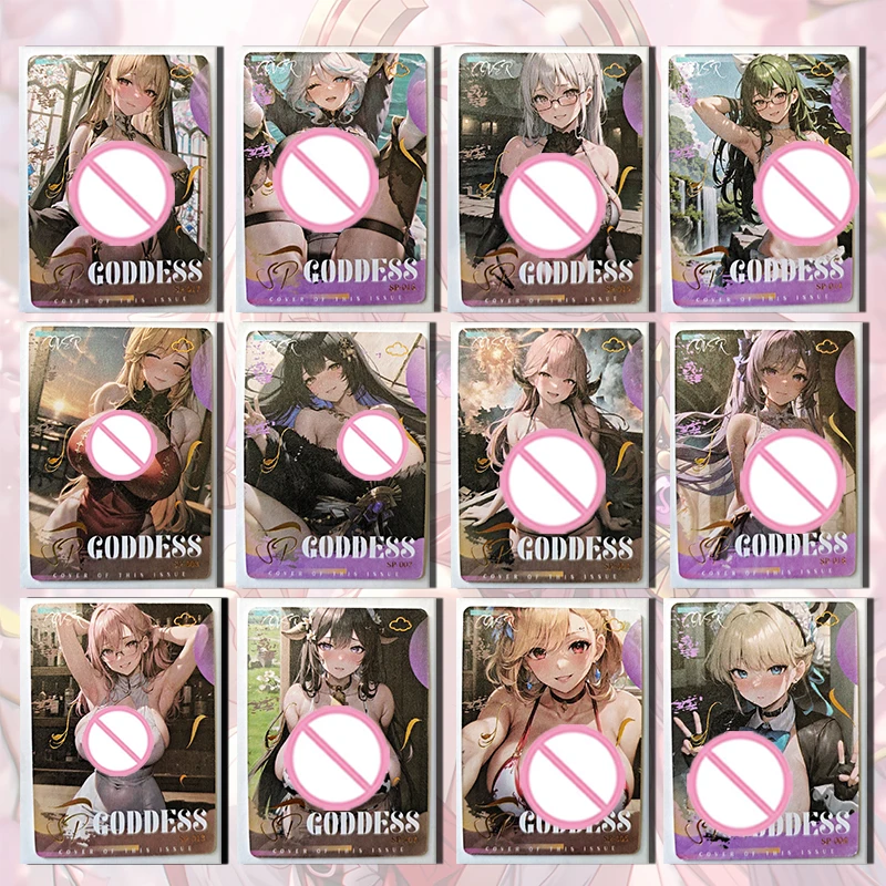 

Anime Goddess Story Dream Party SP card Keqing Raiden Shogun ACG sexy characters boy Toy collection Birthday Christmas gifts