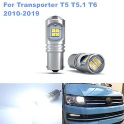 Per VW Transporter T5 T5.1 T6 2010-2019 2 pz/lotto P21W Ba15s Canbus LED bianco senza errori DRL luce di marcia diurna