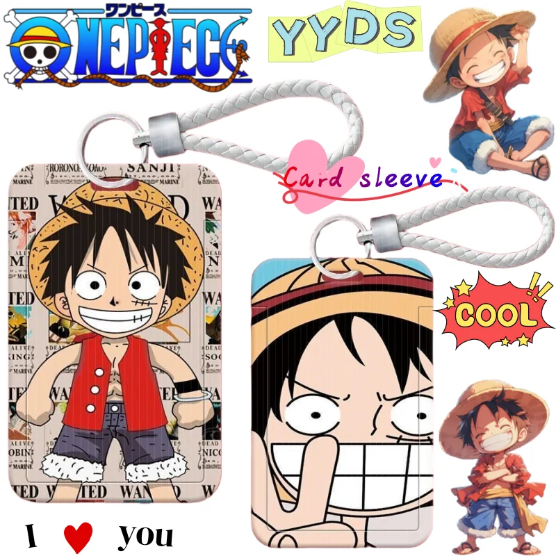 

Новый защитный чехол для карт One Piece Luffy с высококачественным аниме-принтом, для студенческих и пропускных карт, с защитой от потери