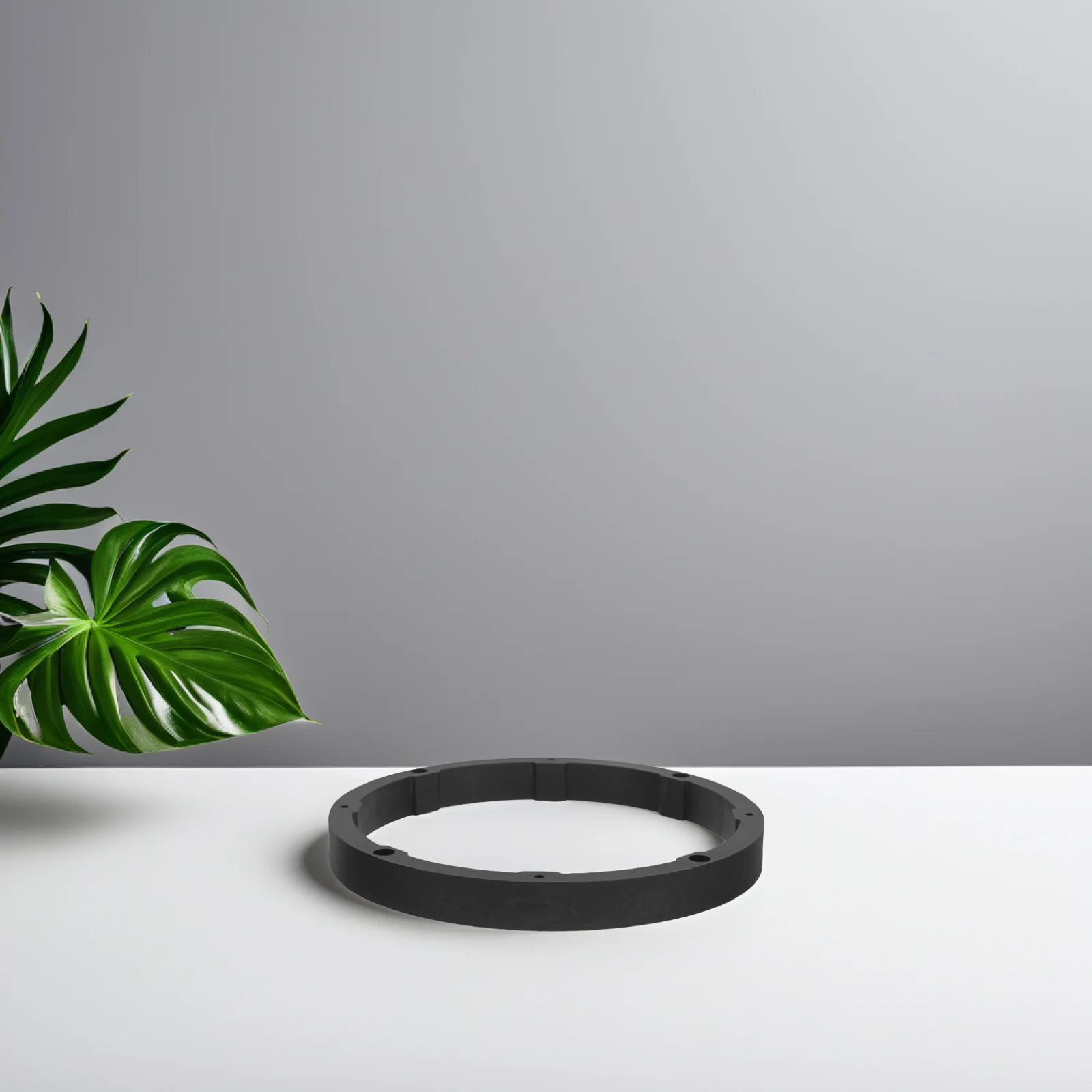 سيارة مكبر صوت الوسادة 6.5 بوصة البلاستيك فاصل خواتم الأسود تصاعد محول العالمي صالح الباب مكبرات الصوت جودة الصوت الرنين