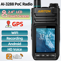 AIRITON AI-3288 2G/3G/4G Network Radio Long Range Zello Walkie Talkie 2.4”Touch Screen Global POC Android Bluetooth WIFI GPS