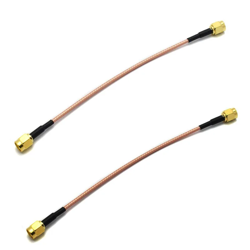 4pcs Sma Male To Male Adapter High Precision Signal Transmission Compact Connector For Wireless Communication Broadcast