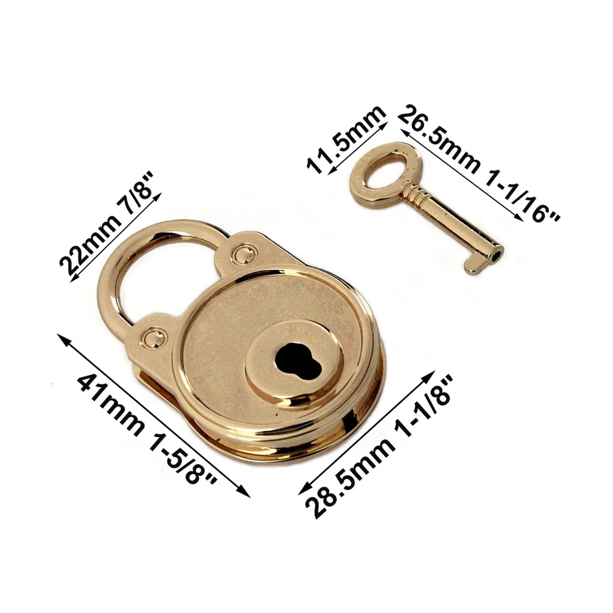 1pcs Metal Fashion Lovely Lock Vintage Mini Padlock Bag Suitcase Luggage Box Key Lock With Key DIY Hardware Accessories