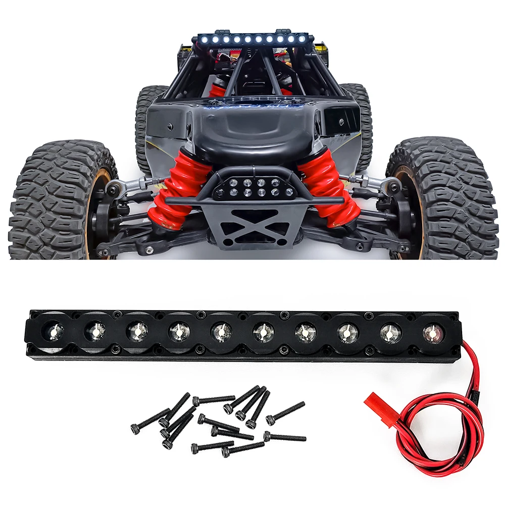 TRINOOD RC Car Roof Light Front and Rear LED Headlights Taillights for 1/5 DBXL XL 4WD 2.0 4X4 Gas Buggy RTR Parts