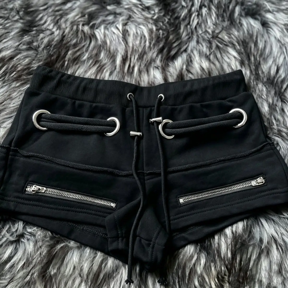 Korean Retro Sexy Drawstring Shorts Spice Girl Y2K Stage Sports Style Hot Pants Sweatpants Summer