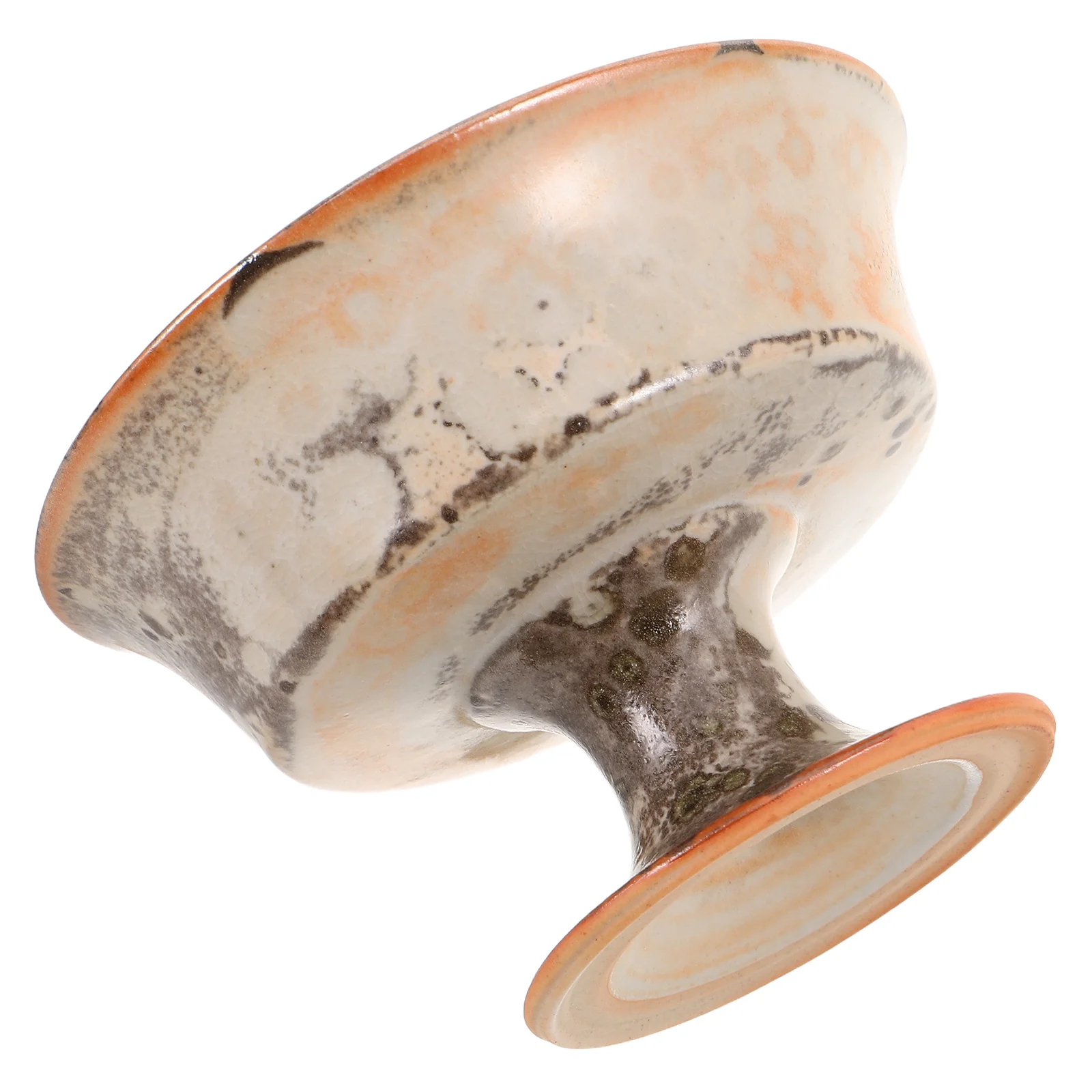 

Керамическая винтажная ваза для фруктов на ножках, сервировочный поднос с высокой подставкой для семейных встреч, десертная тарелка, фарфоровый поднос для фруктов