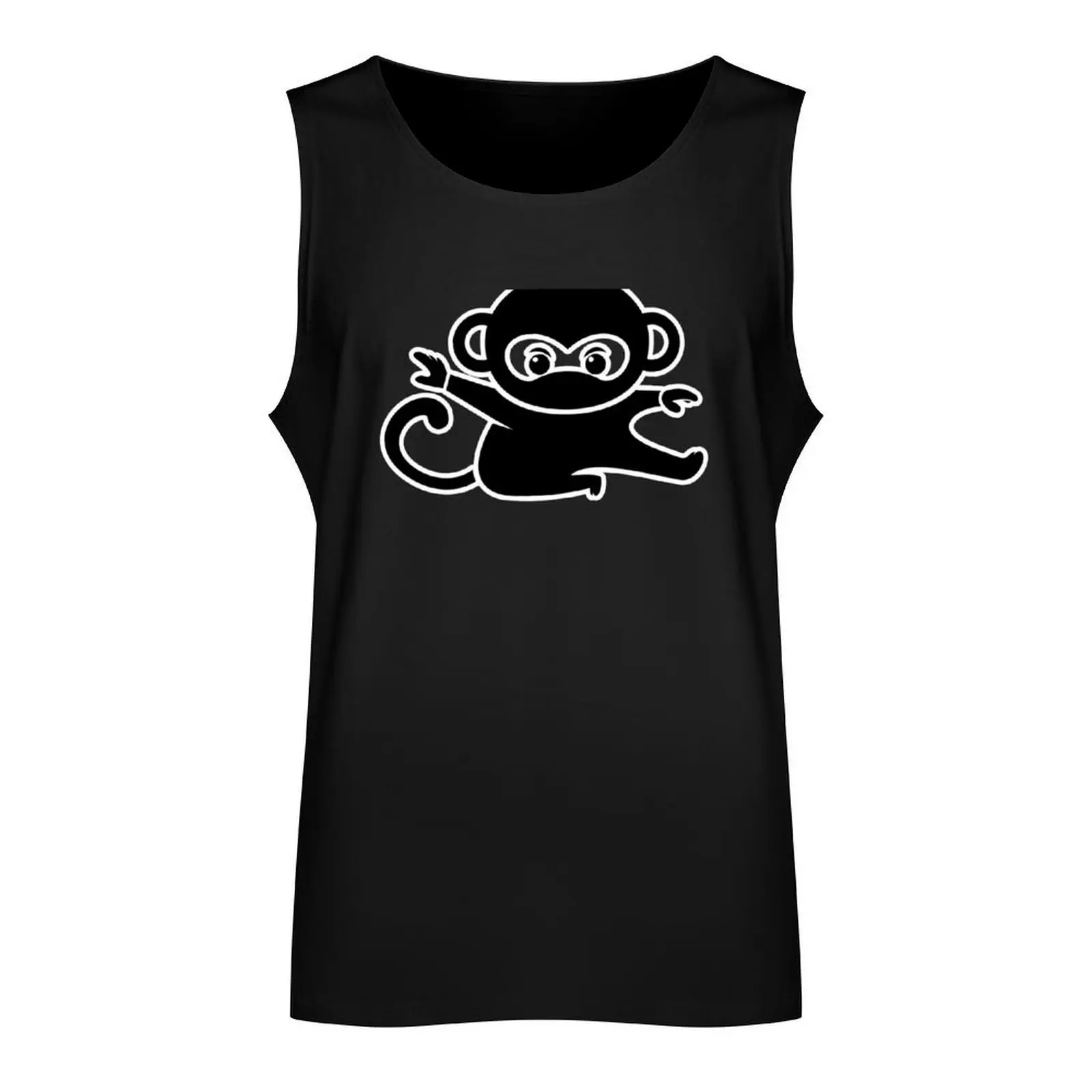 NINJA MONKEY UNISEX Tank Top plain t-shirt t-shirts man